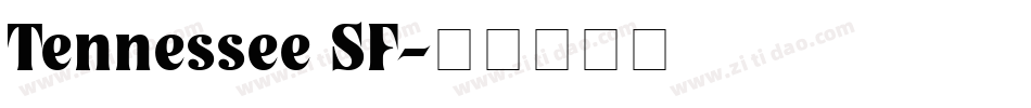 Tennessee SF字体转换